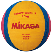 Мяч для водного поло (размер 5) Mikasa WTR6W, желтый/синий/розовый