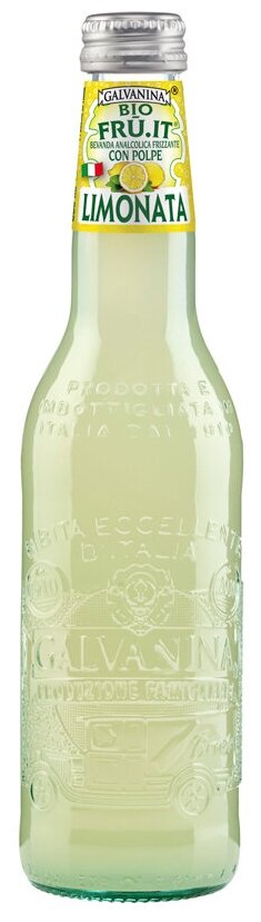 Напиток Galvanina BIO "Limonata" (лимон), 355мл стекло, 1шт.