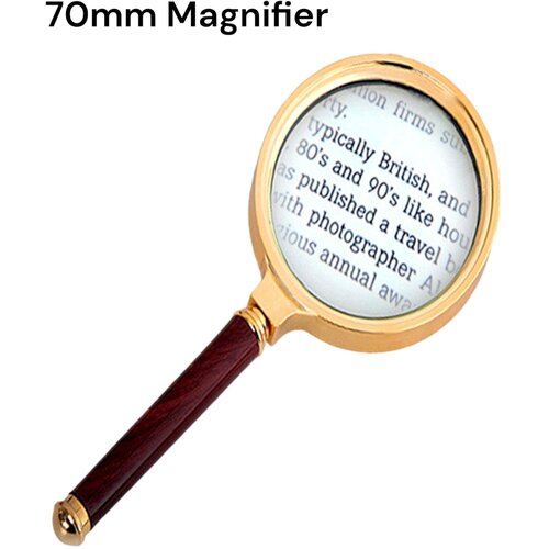 Лупа для чтения, лупа ручная, для рукоделья Magnifier 70mm