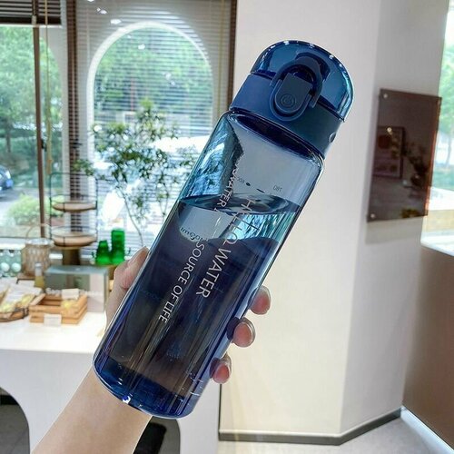 Бутылка для воды, спортивная бутылка, 780 мл, синяя бутылка для воды спортивная синяя 1000 мл