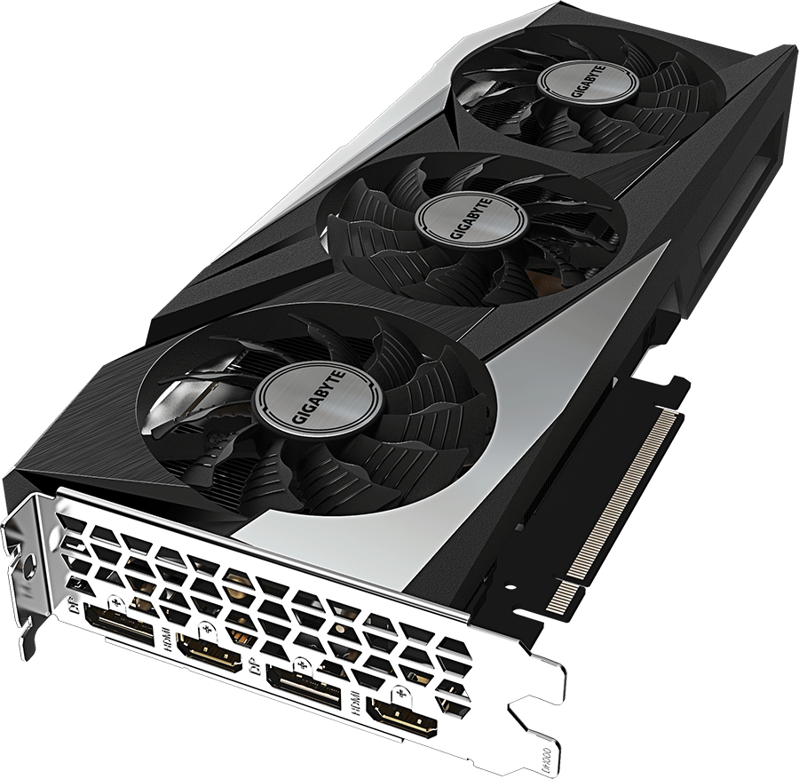 Видеокарта GIGABYTE NVIDIA GeForce RTX 3060 GV-N3060GAMING OC-12GD 2.0 LHR 12ГБ GDDR6, OC, LHR, Ret