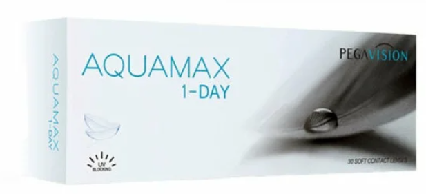 PEGAVISION Aquamax 1-Day +1.50 / 14.0 / 8.6, 30 штук (линз) контактные однодневные гидрогелевые(высокая увлажнённость). Пегавижн Аквамакс 1 День