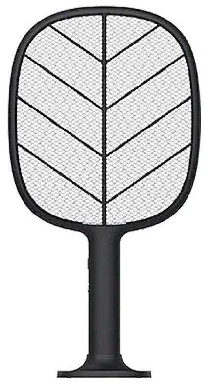 Мухобойка электрическая с режимом электрической ловушки SOLOVE Electric Mosquito Swatter RUS, черная - фотография № 1