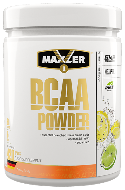 Maxler Bcaa 2 1 1 Powder 420 gr, 60 порции(й), лимон-лайм