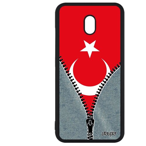 фото Чехол на redmi 8a, "флаг турции на молнии" государственный туризм utaupia