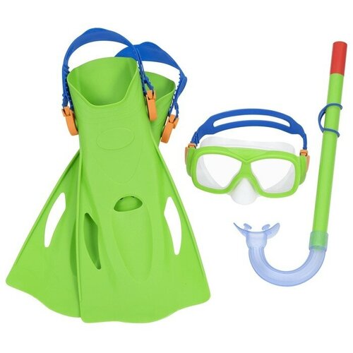 Набор для плавания SureSwim: маска, ласты, трубка, 7-14 лет, цвет микс, 25019 Bestway