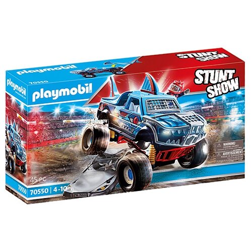 Набор с элементами конструктора Playmobil Stuntshow 70550 Трюковое шоу Акула- Монстр