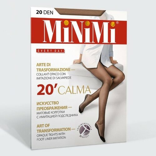 Колготки MiNiMi, 20 den, размер 2, бежевый