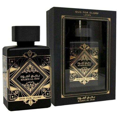 Lattafa парфюмерная вода Badee Al Oud, 100 мл, 680 г lattafa perfumes badee al oud oud for glory дымка для волос 50 мл унисекс