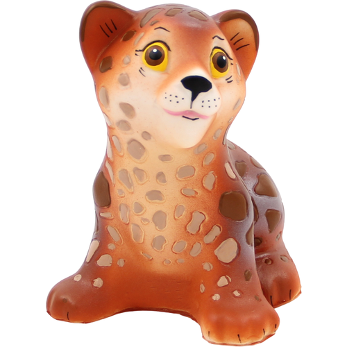 Кудесники: Леопард - фигурка-игрушка из ПВХ Пластизоля (Резиновая игрушка), СИ-394