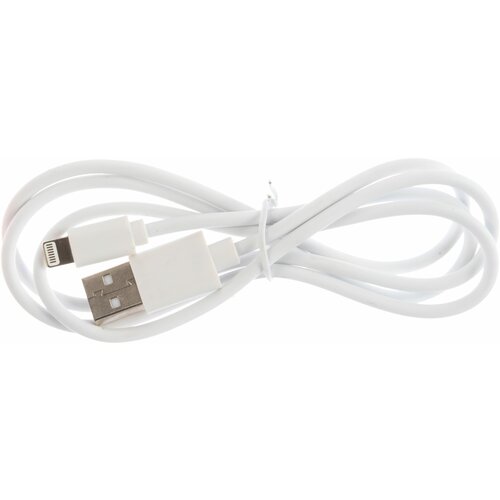 USB кабель для iPhone 5/6/7 моделей шнур 1м белый 18-1121 шнур с сердечником rexant ø 5 мм белый 100 м 77 1513 1
