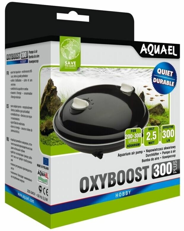 Компрессор для аквариума AQUAEL OXYBOOST 150 plus, oдноканальный - фото №18