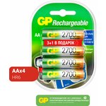 Аккумулятор Ni-Mh 2700 мА·ч 1.2 В GP Rechargeable 2700 Series AA - изображение