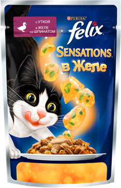 Влажный корм для взрослых кошек Felix Sensations, с треской, с томатами 85 г х 24 шт (кусочки в соусе) - фотография № 7