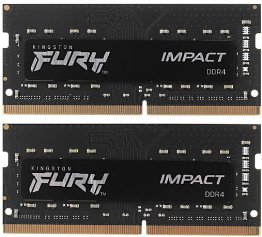 Оперативная память Kingston DDR4 SODIMM 16GB 3200 МГц 8GB KF432S20IBK2/16