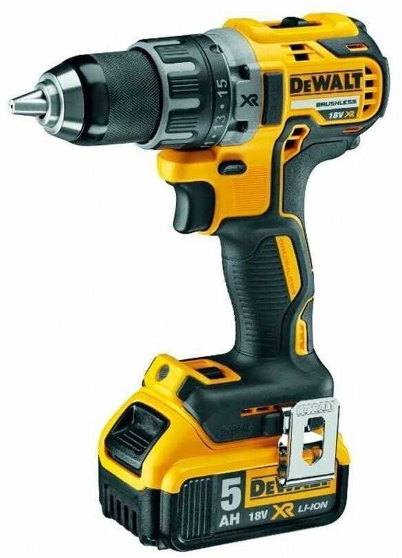 Дрель-шуруповерт аккумуляторная DeWalt DCD791P3A - фотография № 1