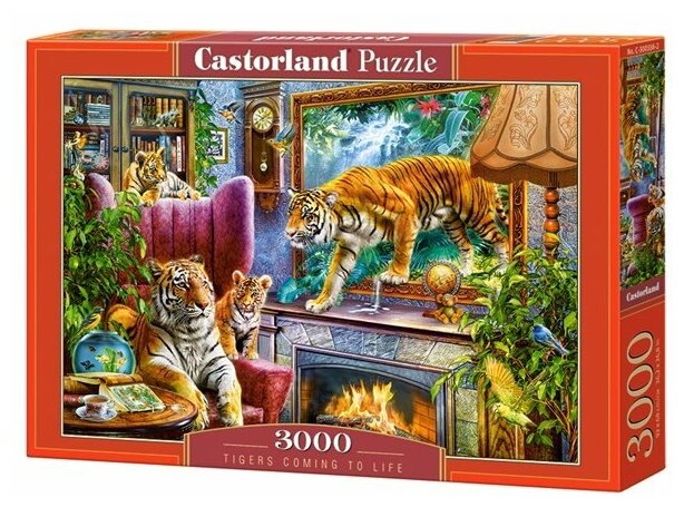 Пазл Castorland Тигры. Возвращение в реальность, 3000 эл. С-300556