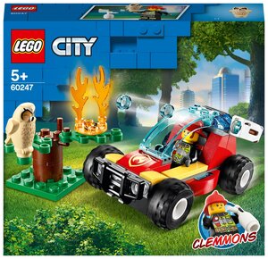 Конструктор LEGO City 60247 Лесные пожарные, 84 дет.