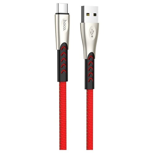 Кабель Hoco U48 Superior Speed USB - USB Type-C, 1.2 м, красный кабель usb micro usb 1 2м hoco u48 superior speed красный