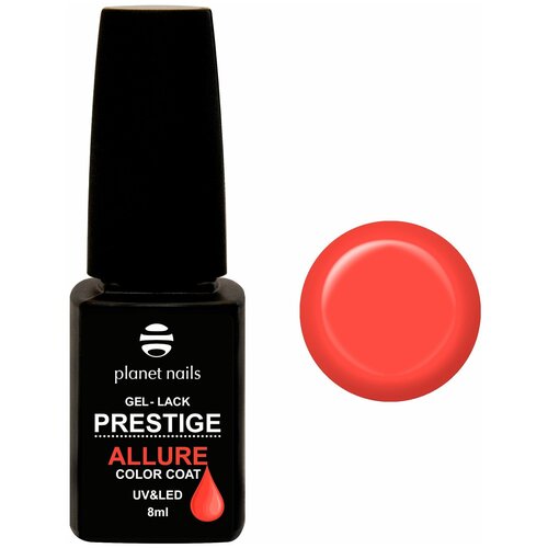 Planet nails Гель-лак Prestige Allure, 8 мл, 673 planet nails топ для гель лака prestige matte sand