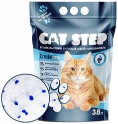 Впитывающий наполнитель Cat Step Arctic Blue, 3.8 л 3.8 л 1.7 кг