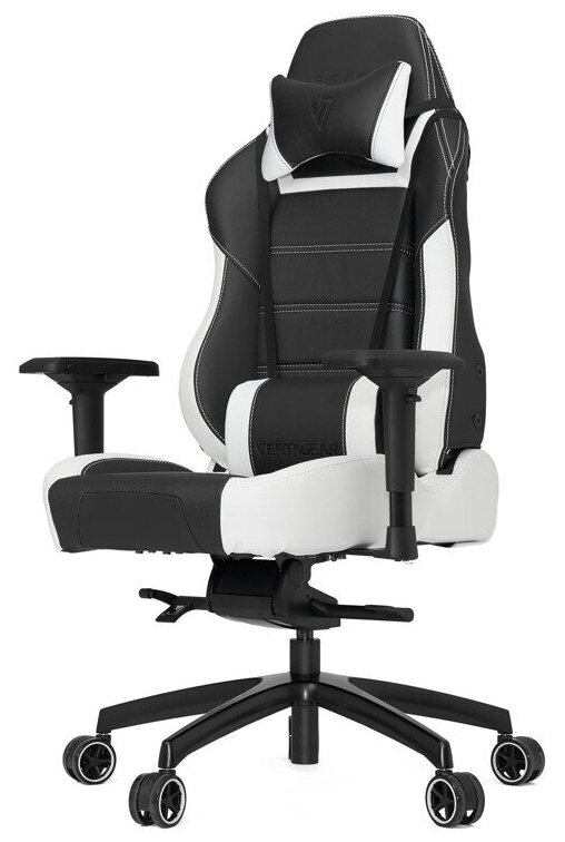 Компьютерное кресло Vertagear P-Line PL6000 игровое, обивка: искусственная кожа, цвет: черный/белый