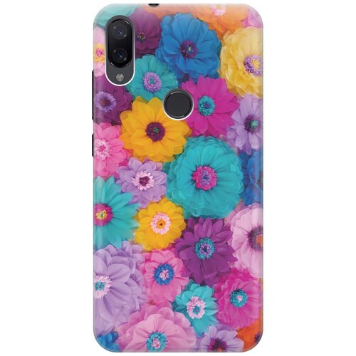 фото Cиликоновый чехол на xiaomi mi play / сяоми ми плей с принтом "бумажные цветы" gosso