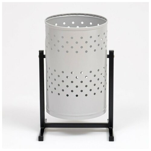 Урна уличная Уралочка 21 л 32 х 50 х 265 см серая бак 06 мм 3878₽