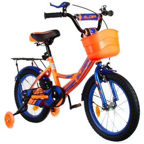 Велосипед Slider Race D 16 рама багажник сталь руль сиденье регулир-ся ножни ручн тормоз с 605900₽