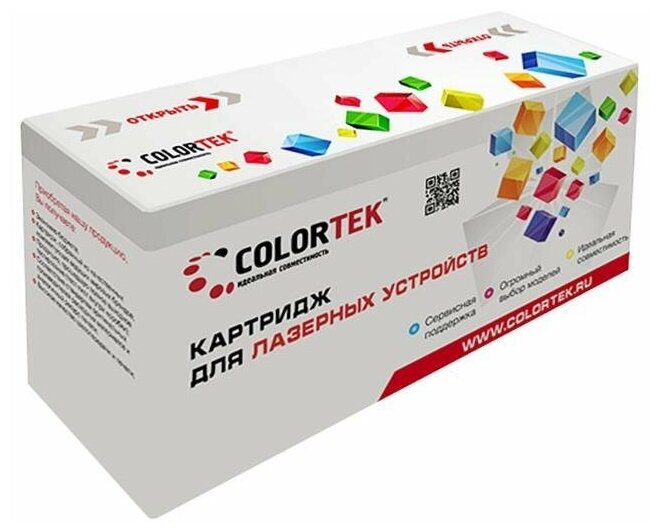 Картридж лазерный Colortek Ct-ce505x (05x) для принтеров HP Ct-ce505x .