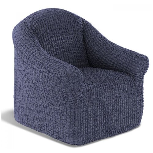 фото Чехол на кресло универсальный на резинке karbeltex - серый
