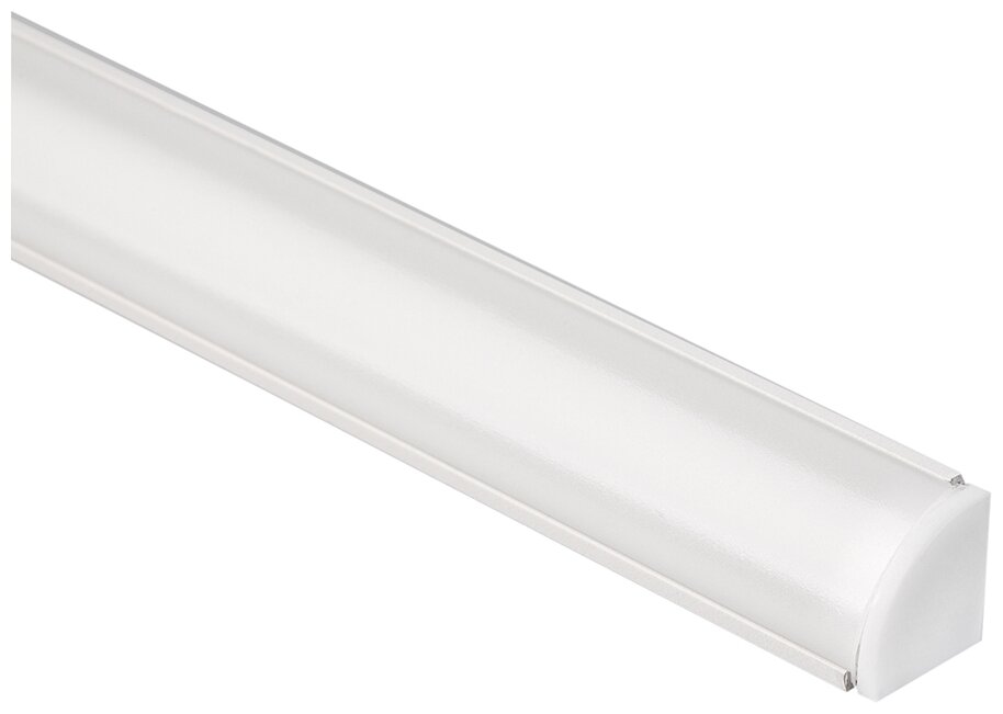 Угловой алюминиевый профиль для светодиодной ленты Elektrostandard LL-2-ALP008 Угловой алюминиевый профиль белый/белый для LED ленты (под ленту до 10mm) - фотография № 1