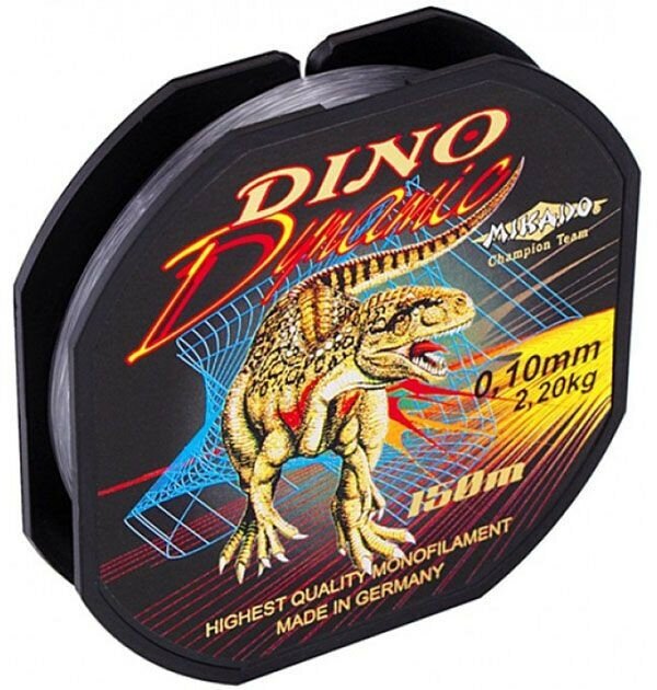 Леска мононить Mikado DINO DYNAMIC 0,22 (150 м) - 6,40кг.