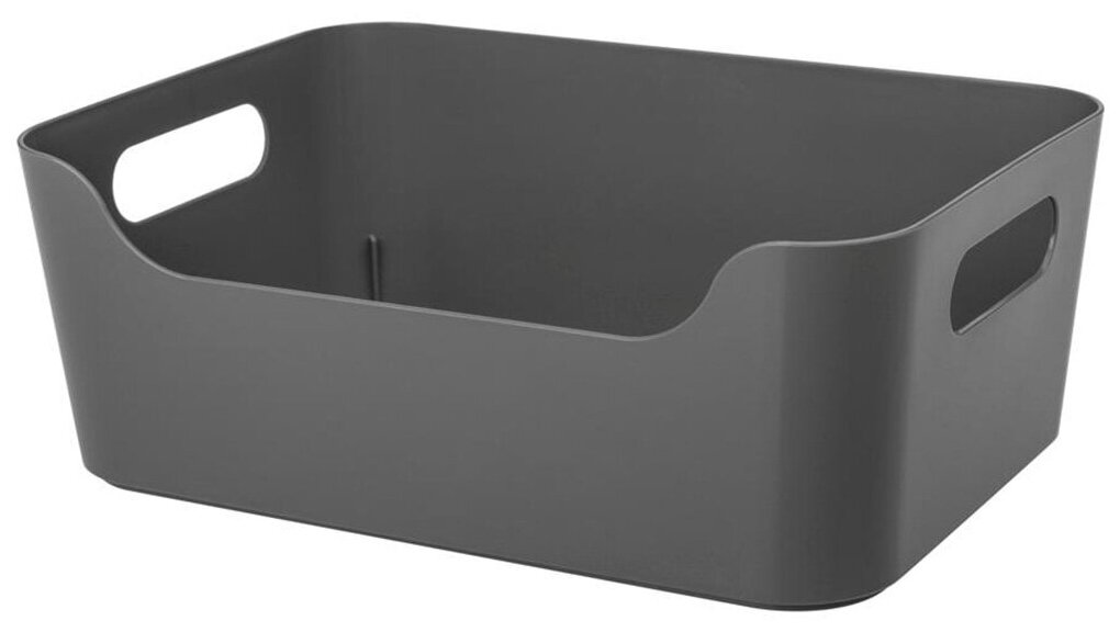 Корзина универсальная Econova Scandi 270 x 190 x 105 мм серая