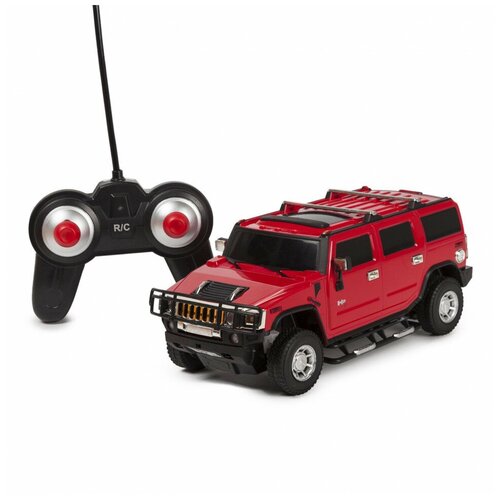 машина hummer h2 на р у 25020a red Радиоуправляемая машинка Hummer H2 (корпус металл, 1:24) 25020A-RED