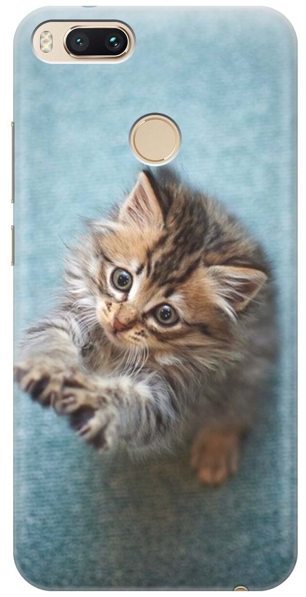 RE: PAЧехол - накладка ArtColor для Xiaomi Mi A1 с принтом "Котёнок на голубом"