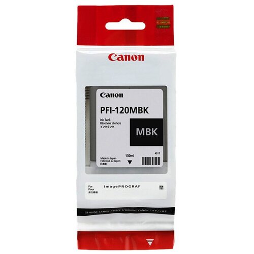 Картридж Canon PFI-120MBK (2884C001), 130 стр, черный матовый трипод фотоквант tm 12 черный