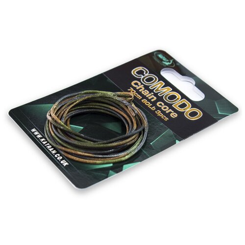 фото Лидкор katran chain core comodo 70см 80lb camo brown black / леска для ловли карпа / для карповой рыбалки