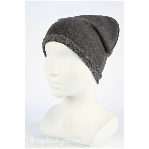 фото Шапка , размер uni, серый n&amp;d