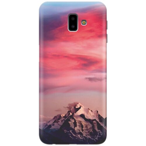 фото Gosso ультратонкий силиконовый чехол-накладка для samsung galaxy j6+ (2018) с принтом "горы и небо"