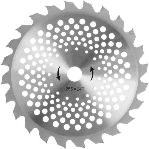 Нож для триммера, 255 x 25.4 мм, 24 зуба нож для триммера 255 х 25 4 мм 24 зуба