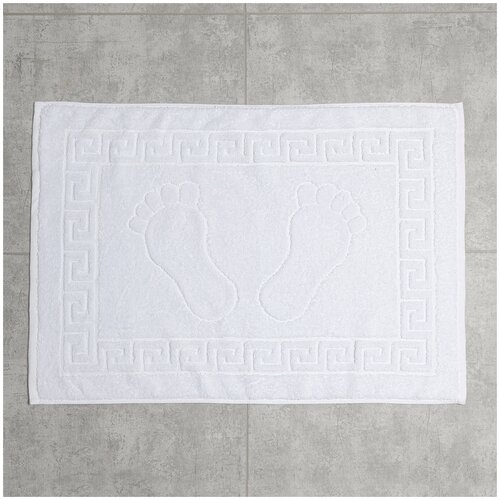 507070021/2, Коврики для ног ( TERRY JAR ), Beyaz - белый, пл.700