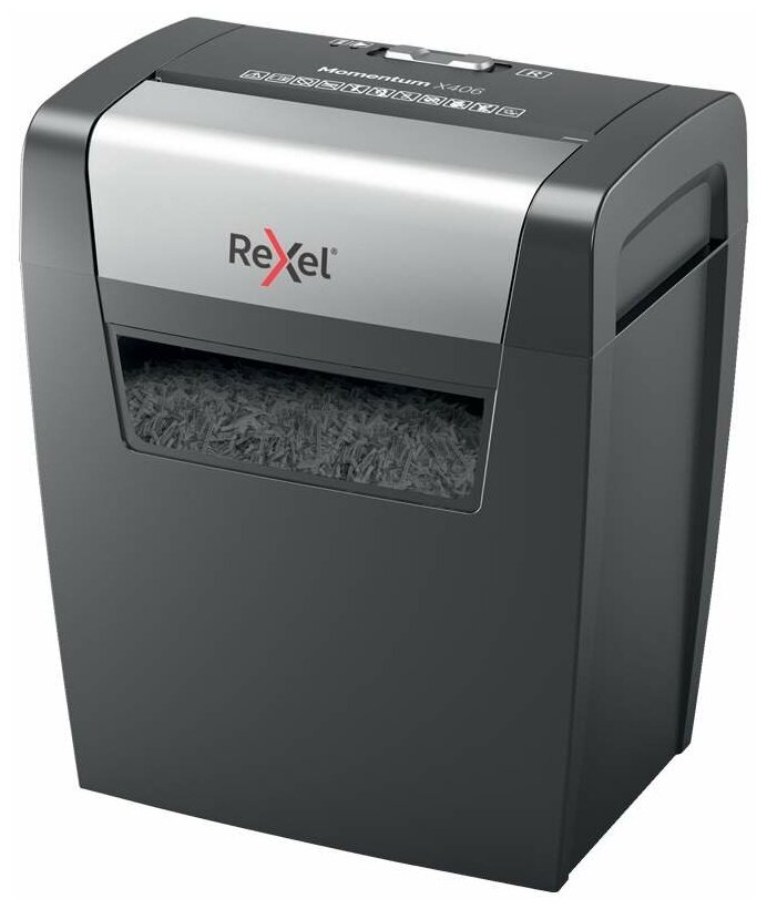 Шредер Rexel Momentum X406 (секр.P-4)/фрагменты/6лист./15лтр./скобы