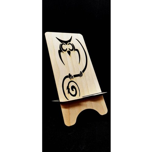 Подставка под телефон из дерева drevorub 