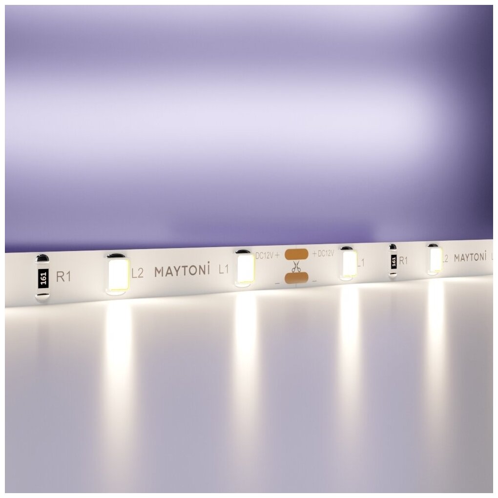 Светодиодная лента MAYTONI Led strip 20008, 5 м, светодиодов: 300 шт., 4.8 Вт, белый, 4000 К