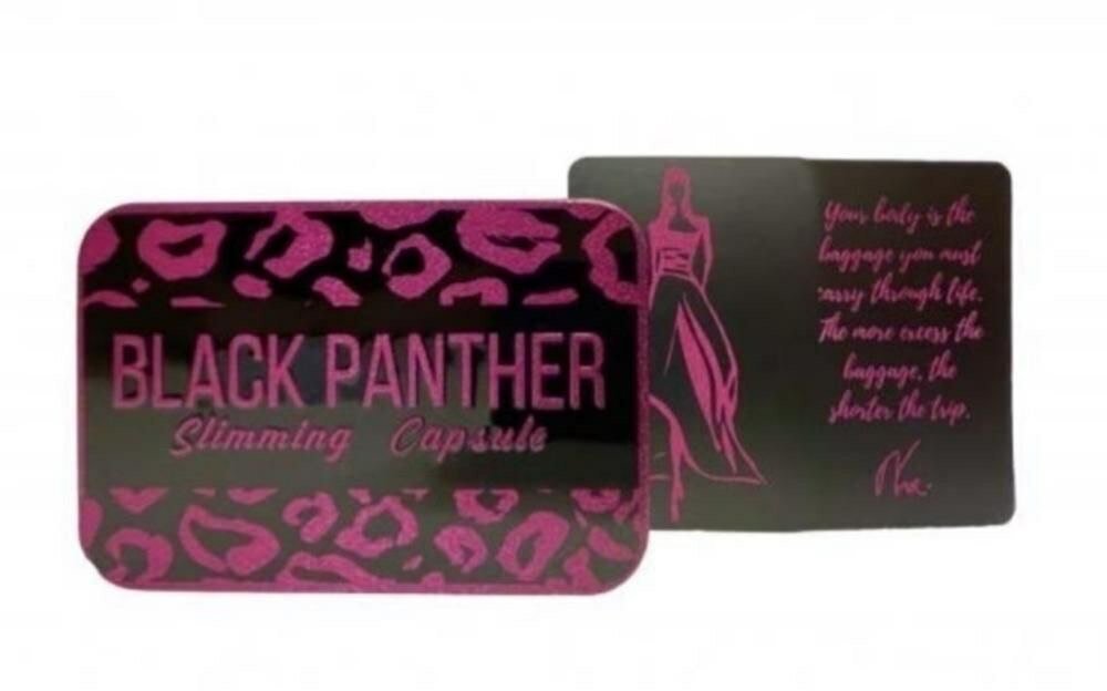 Black Panther таблетки для похудения жиросжигатель похудение, снижения аппетита розовая