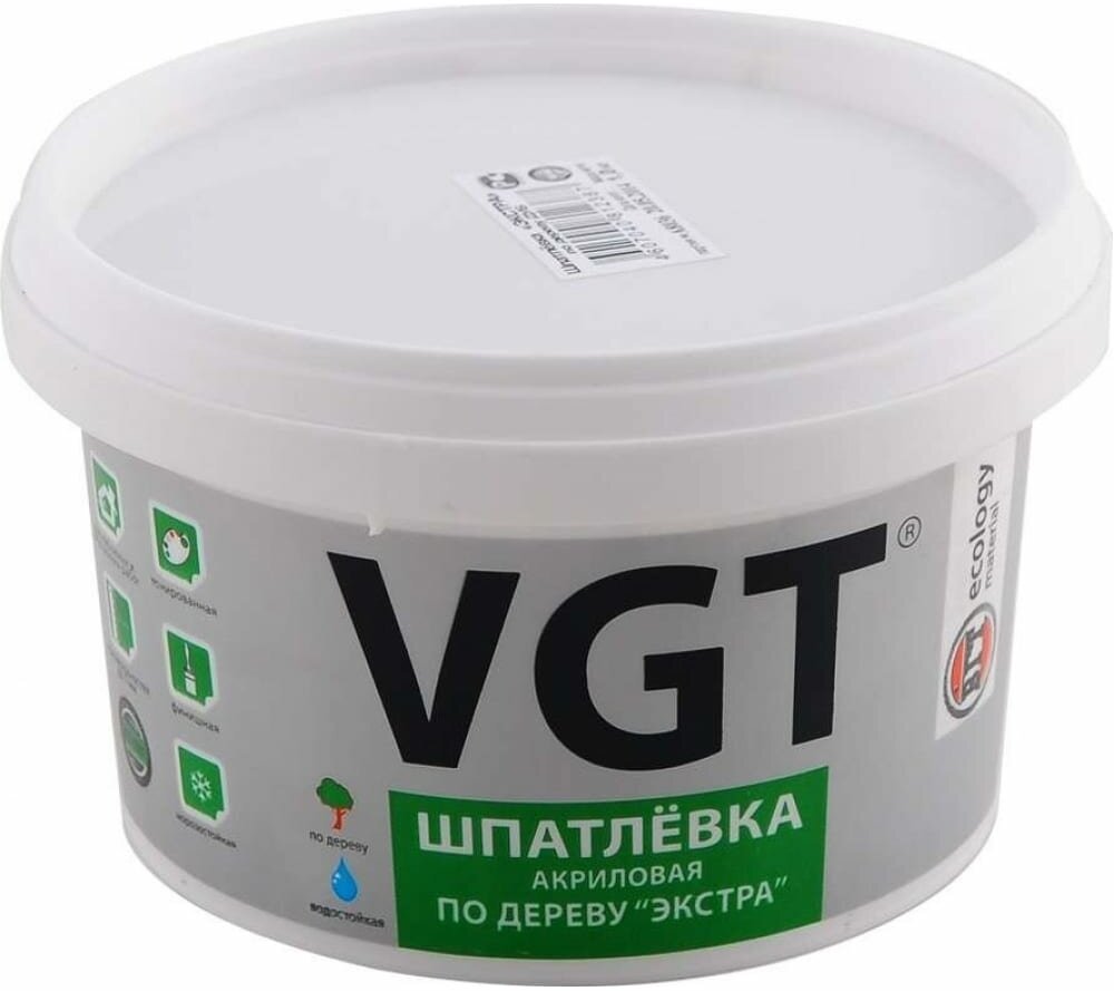 Шпаклевка по дереву VGT Экстра