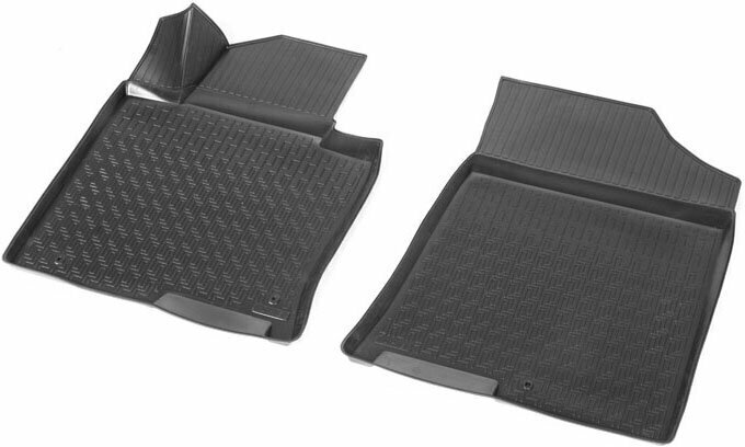 фото Передние 3D коврики Adamauto в салон на Hyundai Sonata (2017-2019), Kia Optima (2015-2018)