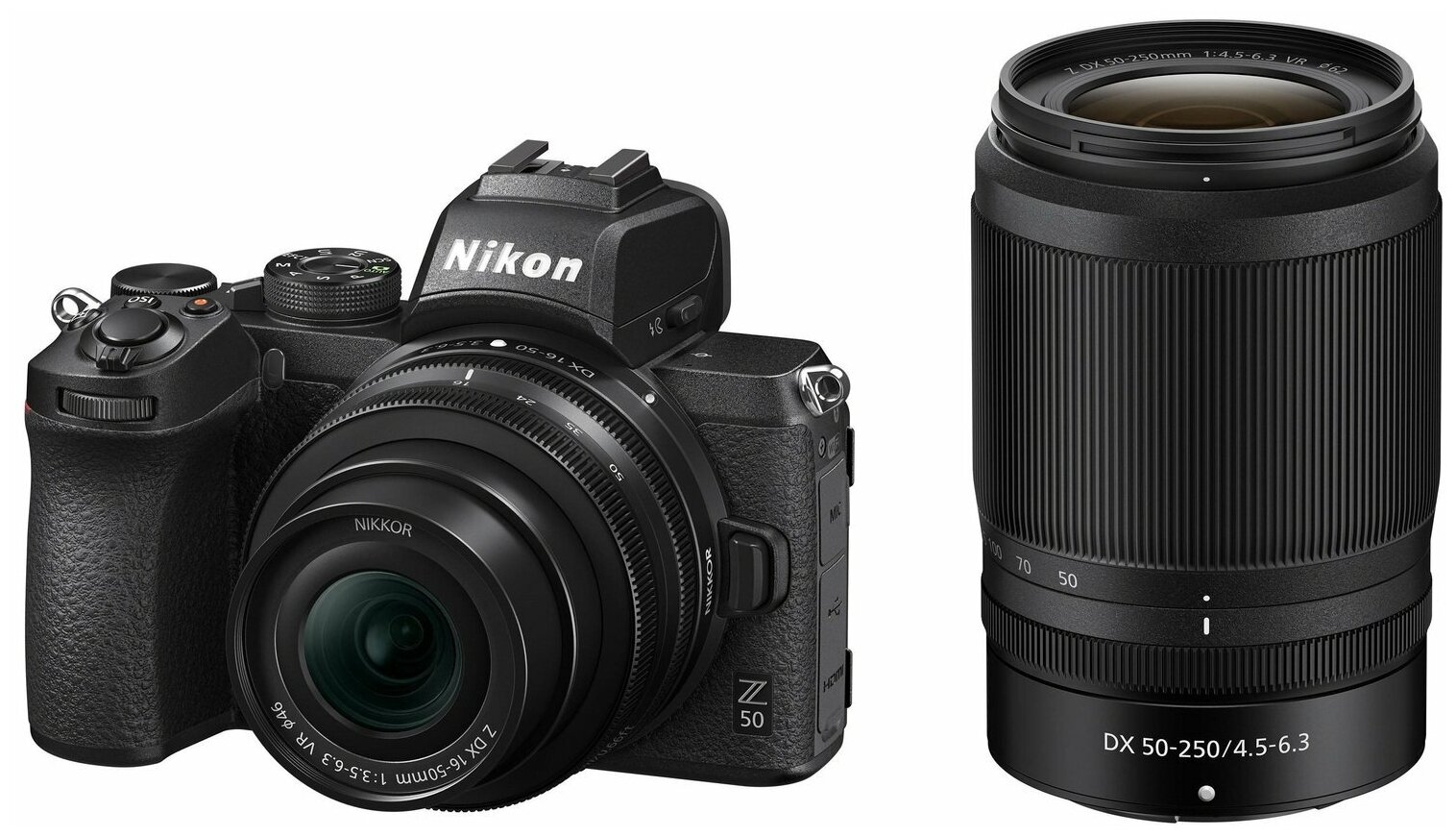 Цифровой фотоаппарат NIKON Z50 KIT 16-50MM + 50-250MM