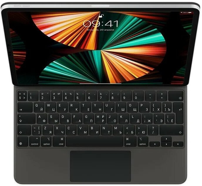 Беспроводная клавиатура Apple Magic Keyboard для iPad Pro 12.9 Gen 3-6 черный, русская раскладка
